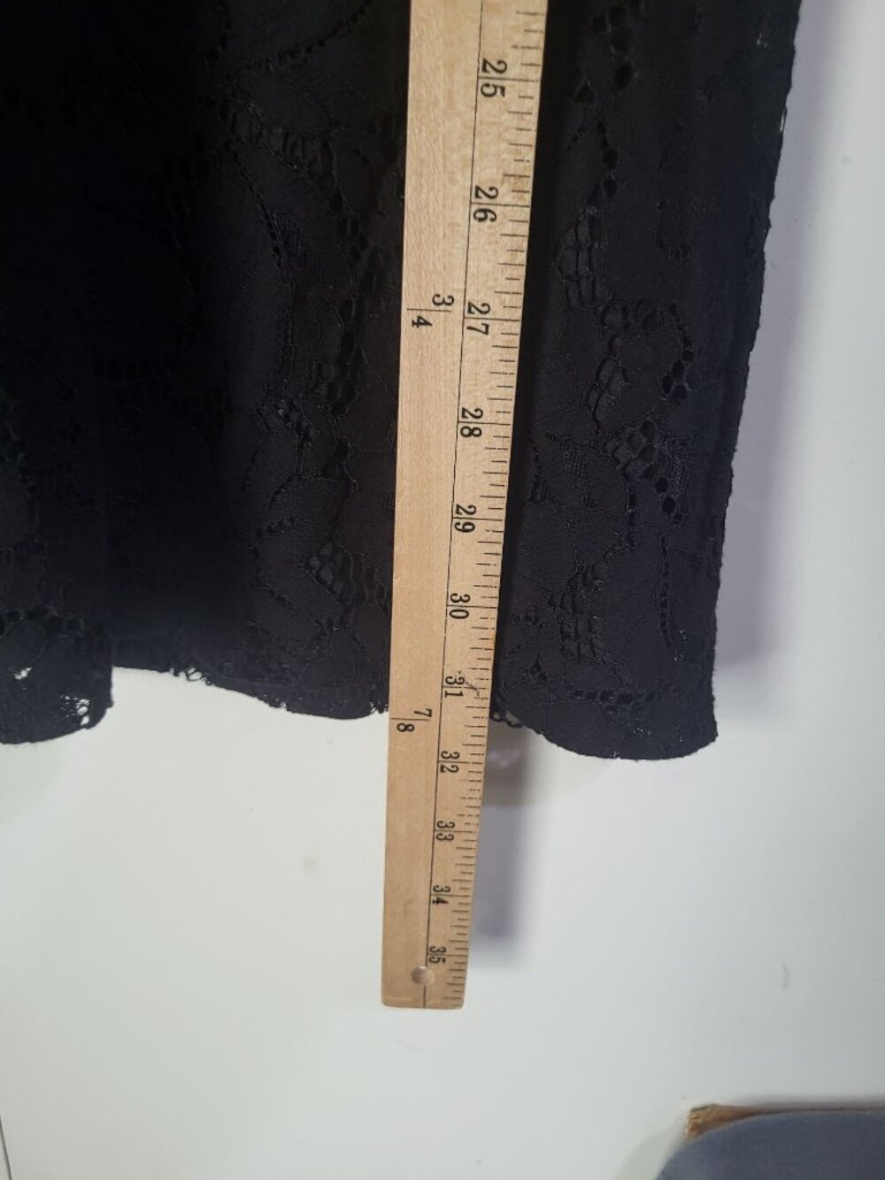 Xhilaration XS Black Floral Lace Flare Mini Dress Sleeveless Whimsigoth Vamp y2k - Picture 6 of 7